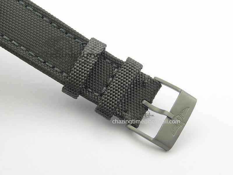 Skyland Avenger Titanium 1:1 Best Edition Blue MOP Dial On Gray Nylon Strap A7750