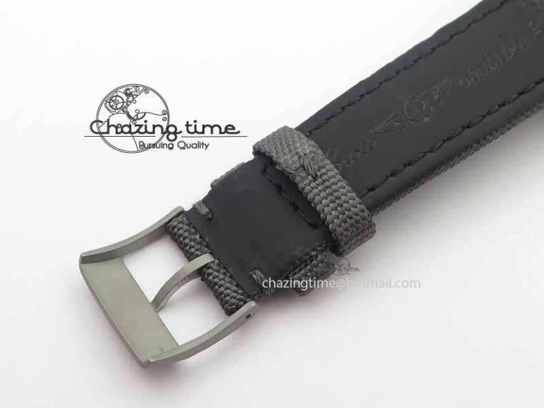 Skyland Avenger Titanium 1:1 Best Edition Blue MOP Dial On Gray Nylon Strap A7750