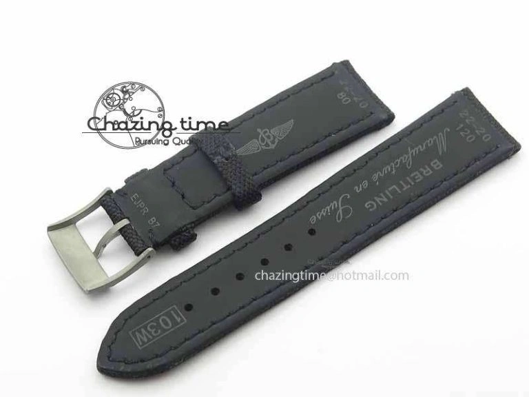 Skyland Avenger Titanium 1:1 Best Edition Gray Numeral Dial On Green Nylon Strap A7750