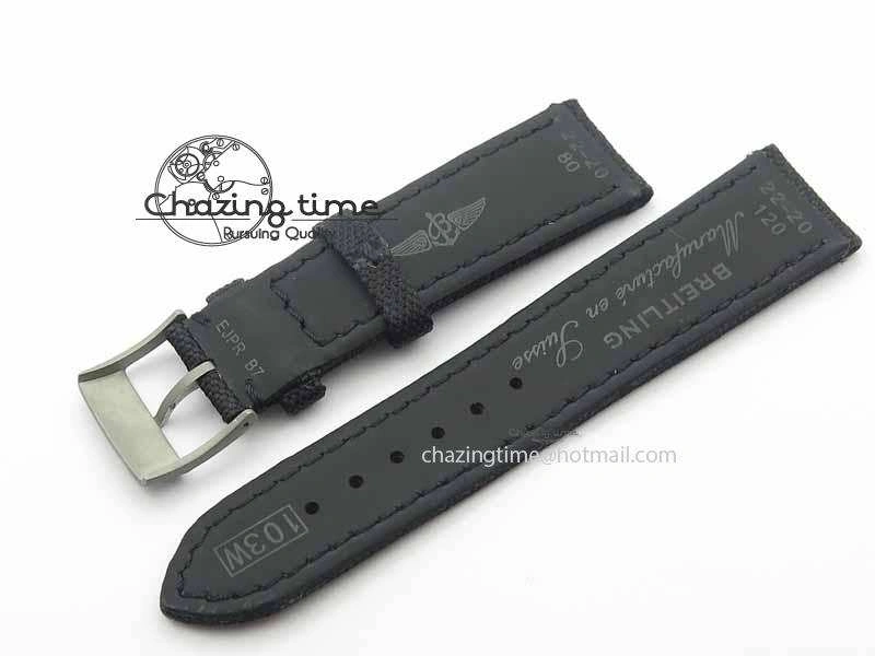 Skyland Avenger Titanium 1:1 Best Edition Gray Numeral Dial On Green Nylon Strap A7750