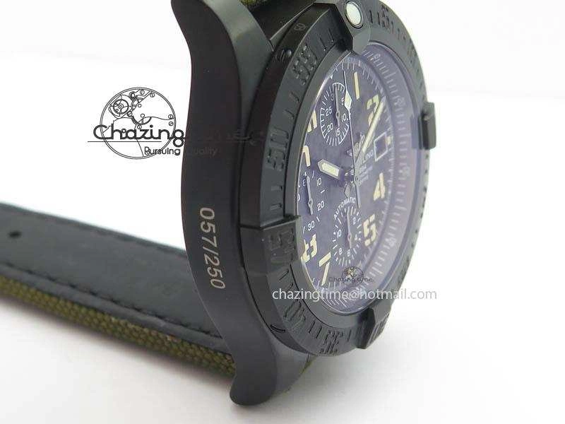 Skyland Avenger Titanium 45mm 1:1 Best Edition Forged Carbon Dial On Nylon Strap A7750