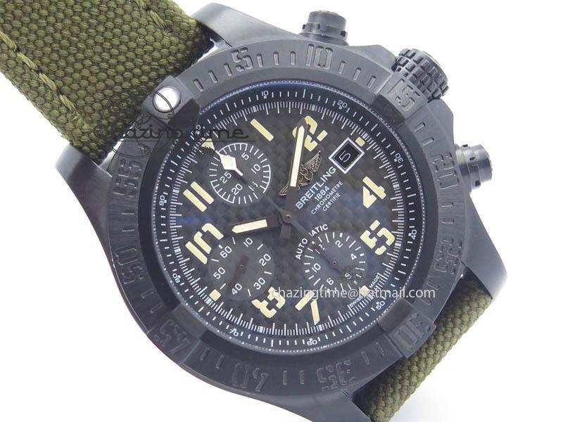 Skyland Avenger Titanium 45mm 1:1 Best Edition Forged Carbon Dial On Nylon Strap A7750