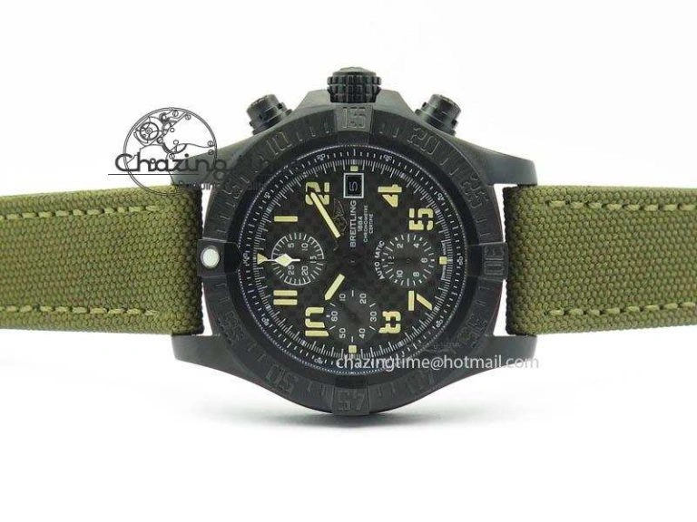 Skyland Avenger Titanium 45mm 1:1 Best Edition Forged Carbon Dial On Nylon Strap A7750