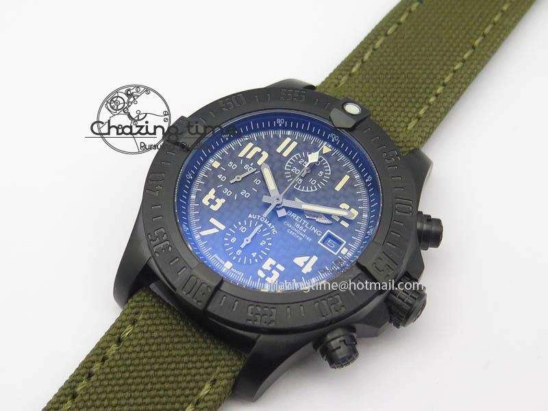 Skyland Avenger Titanium 45mm 1:1 Best Edition Forged Carbon Dial On Nylon Strap A7750