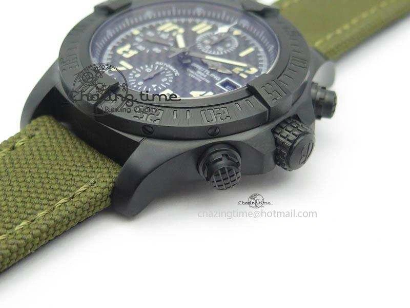 Skyland Avenger Titanium 45mm 1:1 Best Edition Forged Carbon Dial On Nylon Strap A7750
