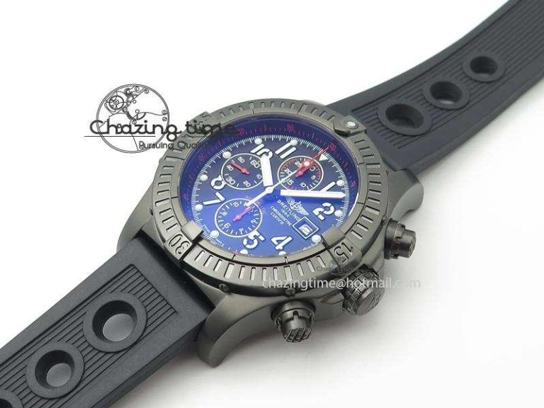 Skyline Avenger H-Maker Best Edition Black Dial On Black Rubber Strap A7750
