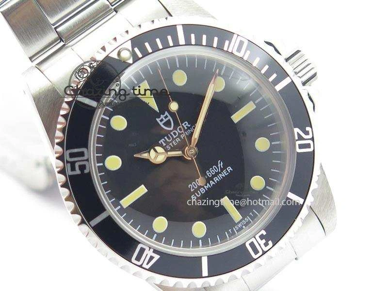 SnowFlake 7016 Submariner JKF Best Edition Black Dial Aged Round Markers A2836
