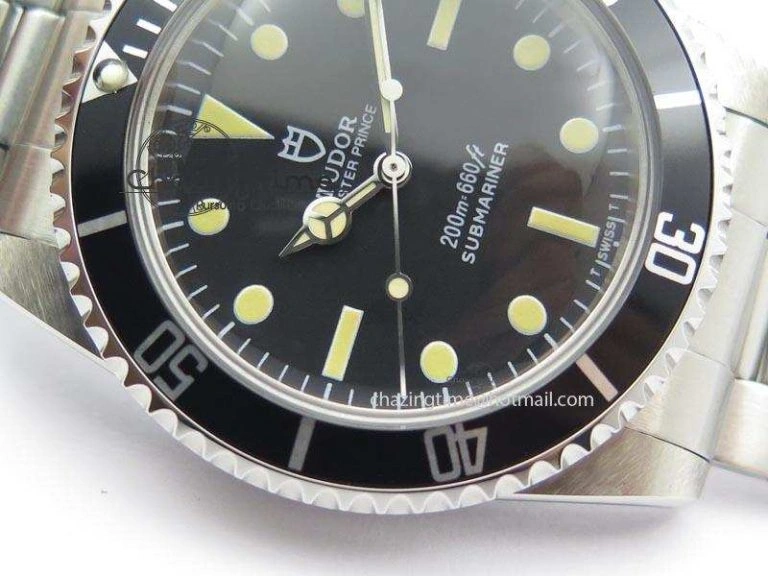 SnowFlake 7016 Submariner JKF Best Edition Black Dial Aged Round Markers A2836