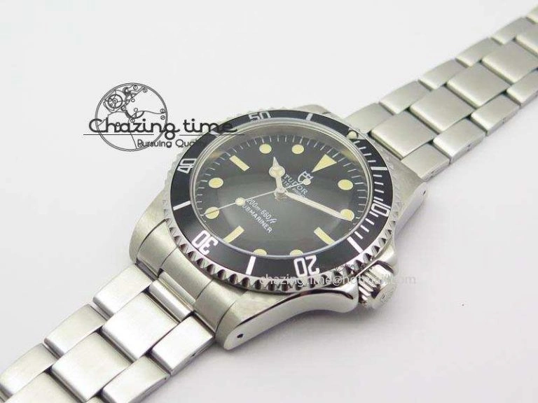 SnowFlake 7016 Submariner JKF Best Edition Black Dial Aged Round Markers A2836