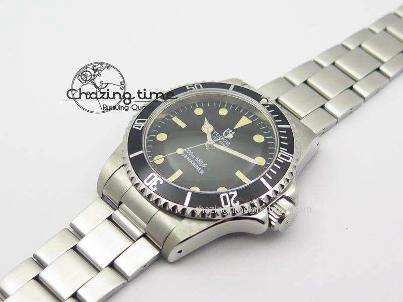SnowFlake 7016 Submariner JKF Best Edition Black Dial Aged Round Markers A2836