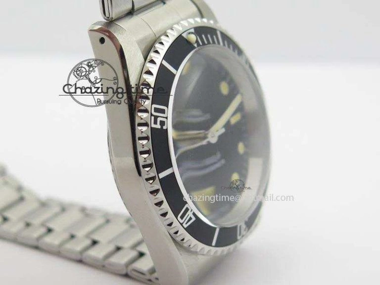 SnowFlake 7016 Submariner JKF Best Edition Black Dial Round Markers A2836