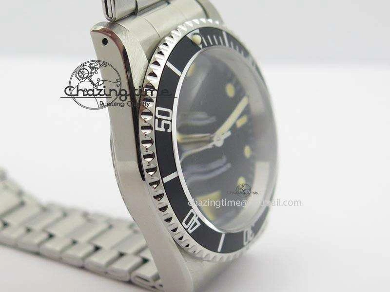 SnowFlake 7016 Submariner JKF Best Edition Black Dial Round Markers A2836