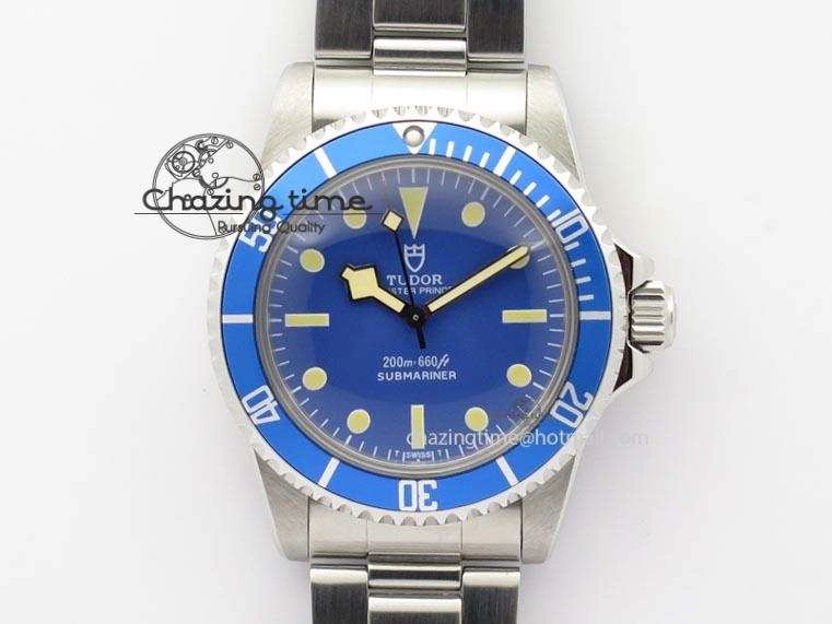 SnowFlake 7016 Submariner JKF Best Edition Blue Dial Round Markers A2836