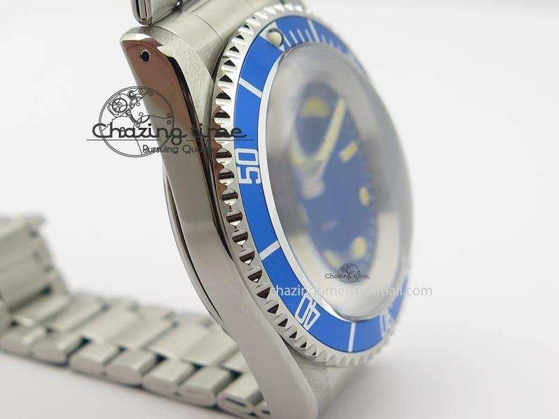 SnowFlake 7016 Submariner JKF Best Edition Blue Dial Round Markers A2836