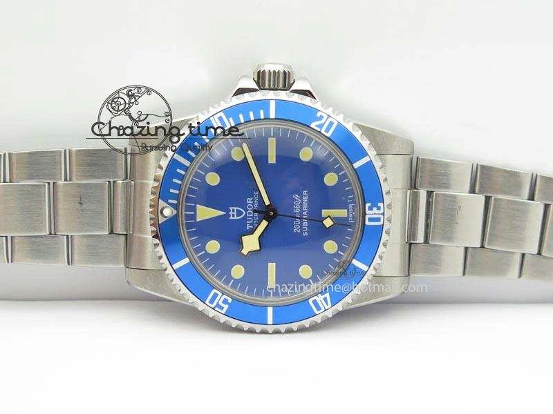SnowFlake 7016 Submariner JKF Best Edition Blue Dial Round Markers A2836