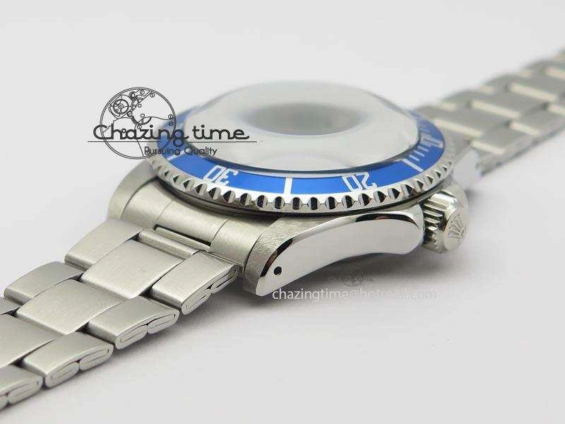 SnowFlake 7016 Submariner JKF Best Edition Blue Dial Round Markers A2836