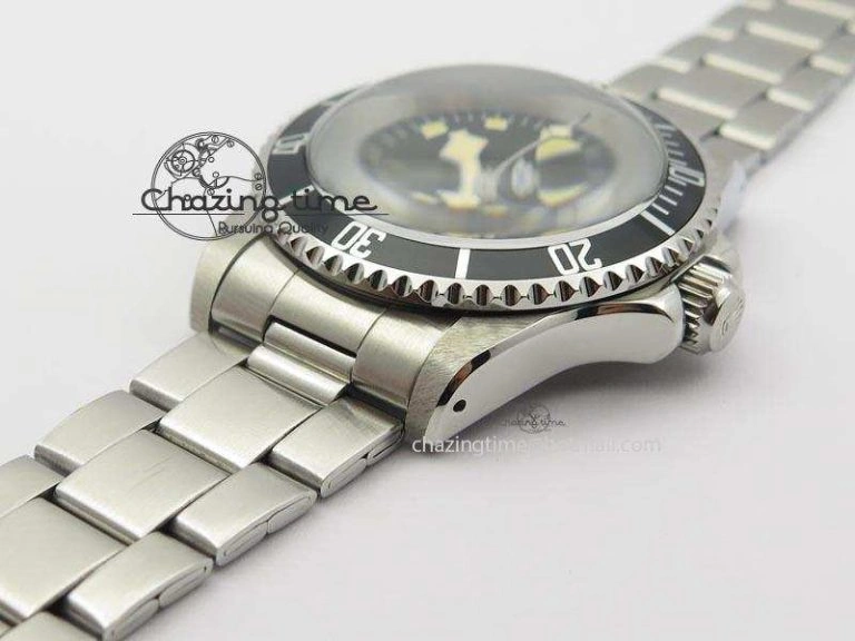 SnowFlake 9401 Submariner JKF Best Edition Black Dial Square Markers A2836