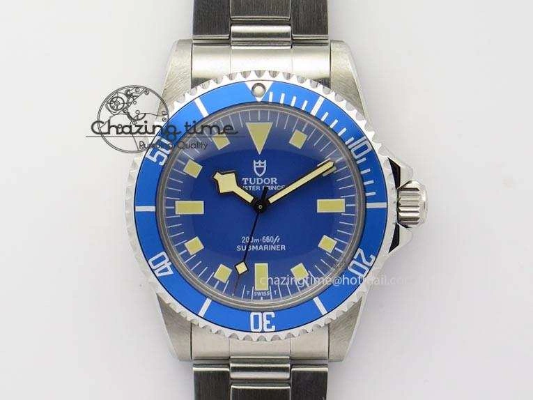 SnowFlake 9401 Submariner JKF Best Edition Blue Dial Square Markers A2836