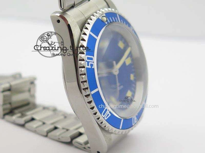 SnowFlake 9401 Submariner JKF Best Edition Blue Dial Square Markers A2836
