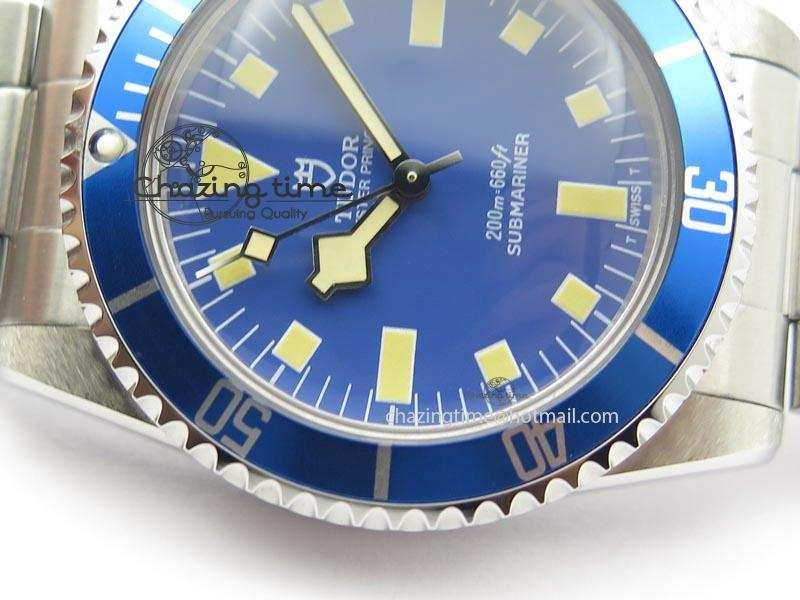 SnowFlake 9401 Submariner JKF Best Edition Blue Dial Square Markers A2836