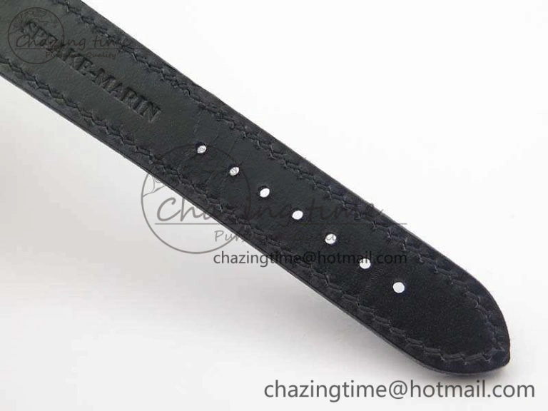 Speake Marin RG Case Rose Gold Dial On Black Leather Strap Asian EQ Tourbillon (Free Leather Strap)