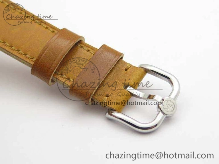 Speake Marin SS Case Silver Dial On Brown Leather Strap Asian EQ Tourbillon (Free Leather Strap)