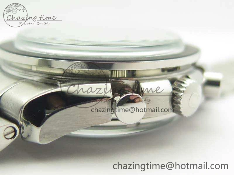 SpeedMaster MoonWatch SS OMF 1:1 Best Edition Black Dial White Handset On SS Bracelet A9300 V2