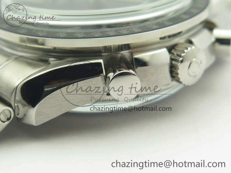 SpeedMaster MoonWatch SS OMF 1:1 Best Edition Black Red Dial On SS Bracelet A9300 V2