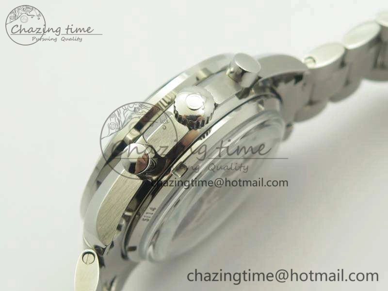 SpeedMaster MoonWatch SS OMF 1:1 Best Edition Blue Dial On SS Bracelet A9300 V2