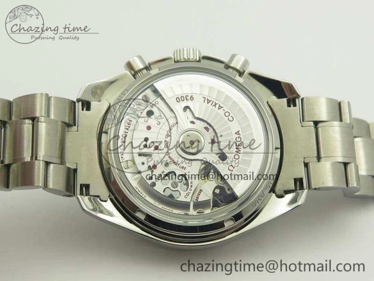 SpeedMaster MoonWatch SS OMF 1:1 Best Edition Blue Dial On SS Bracelet A9300 V2