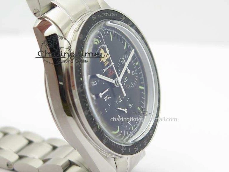 Speedmaster 50th Anniversary Black Dial On SS Bracelet