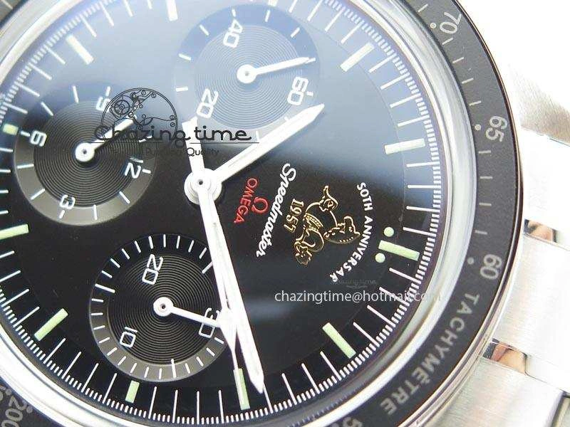 Speedmaster 50th Anniversary Black Dial On SS Bracelet