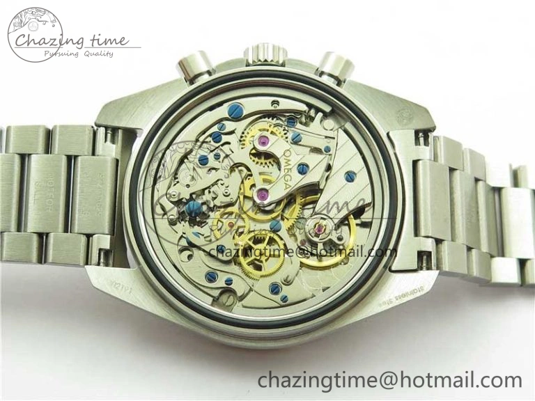 Speedmaster 50th Anniversary of The Moon Landing OMF Best Edition on SS Bracelet Manual Winding Chrono Movement