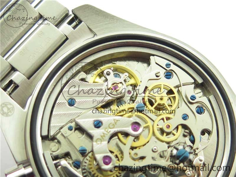 Speedmaster 50th Anniversary of The Moon Landing OMF Best Edition on SS Bracelet Manual Winding Chrono Movement