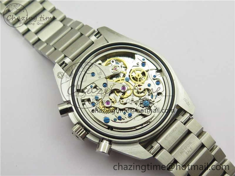 Speedmaster 50th Anniversary of The Moon Landing OMF Best Edition on SS Bracelet Manual Winding Chrono Movement