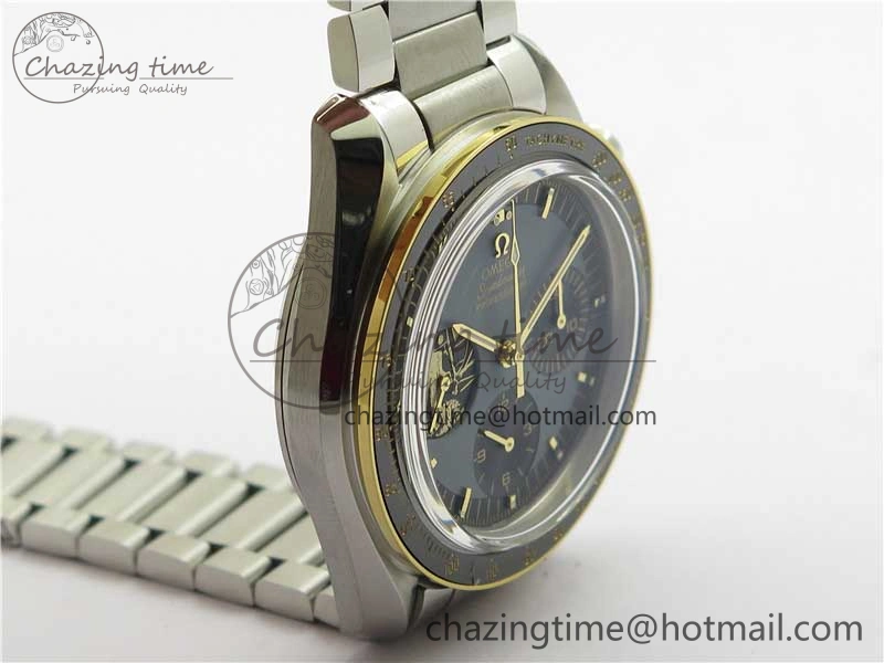 Speedmaster 50th Anniversary of The Moon Landing OMF Best Edition on SS Bracelet Manual Winding Chrono Movement