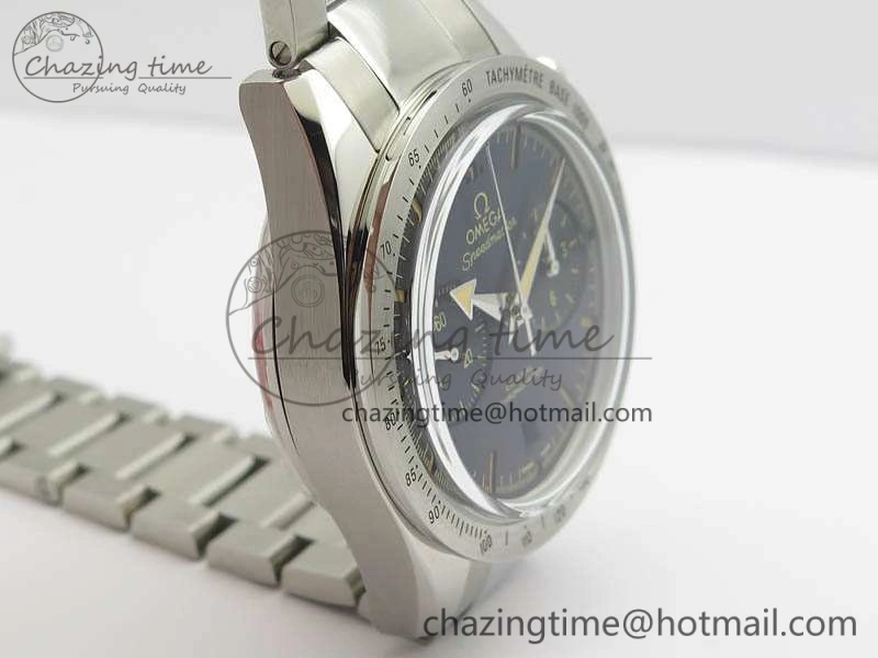 Speedmaster ’57 Co-Axial OMF 1:1 Best Edition Black Dial On SS Bracelet A9300