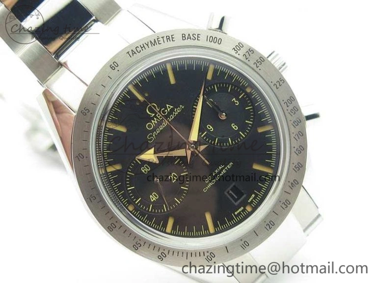 Speedmaster ’57 Co-Axial OMF 1:1 Best Edition Black Dial On SS Bracelet A9300