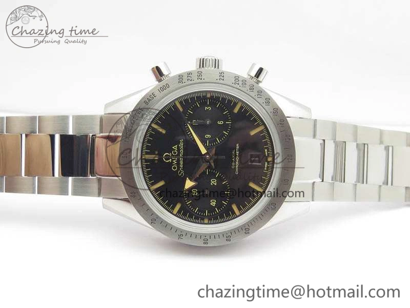 Speedmaster ’57 Co-Axial OMF 1:1 Best Edition Black Dial On SS Bracelet A9300