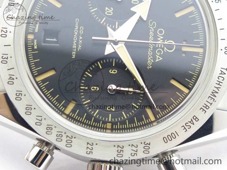 Speedmaster ’57 Co-Axial OMF 1:1 Best Edition Black Dial On SS Bracelet A9300