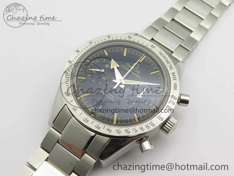 Speedmaster ’57 Co-Axial OMF 1:1 Best Edition Black Dial On SS Bracelet A9300