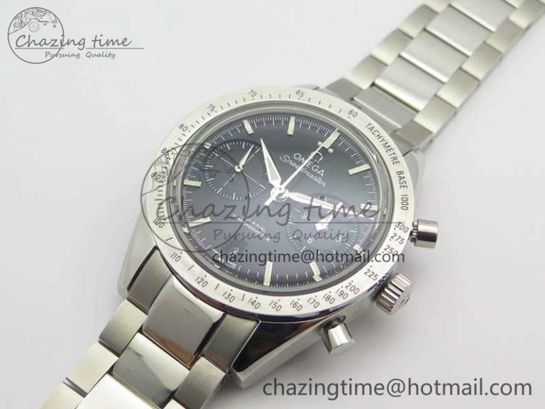 Speedmaster ’57 Co-Axial OMF 1:1 Best Edition Black Dial White Markers On SS Bracelet A9300