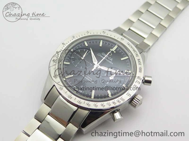 Speedmaster ’57 Co-Axial OMF 1:1 Best Edition Black Dial White Markers On SS Bracelet A9300