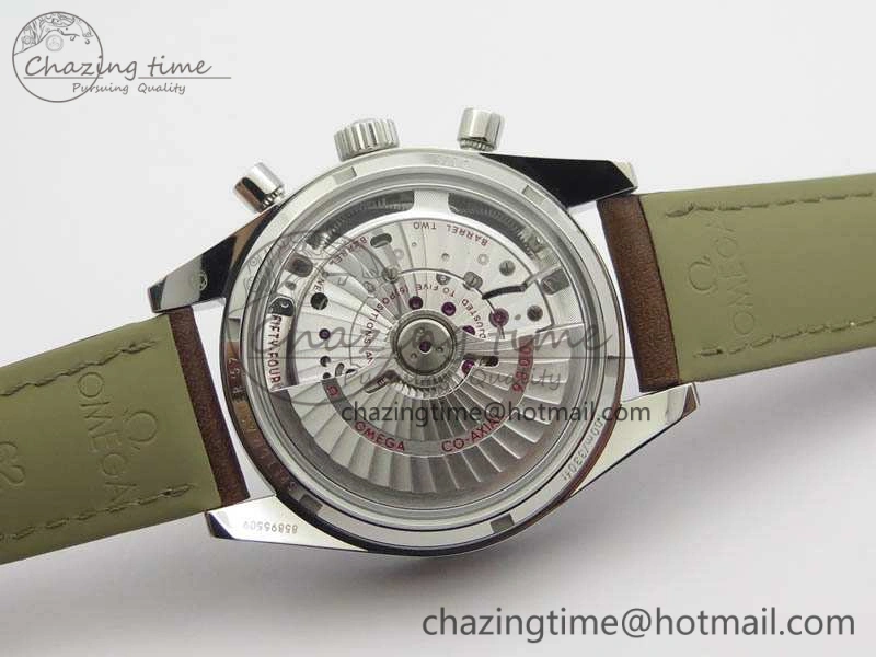 Speedmaster ’57 Co-Axial OMF 1:1 Best Edition White Dial RG Markers A9300 (Free Leather Strap)