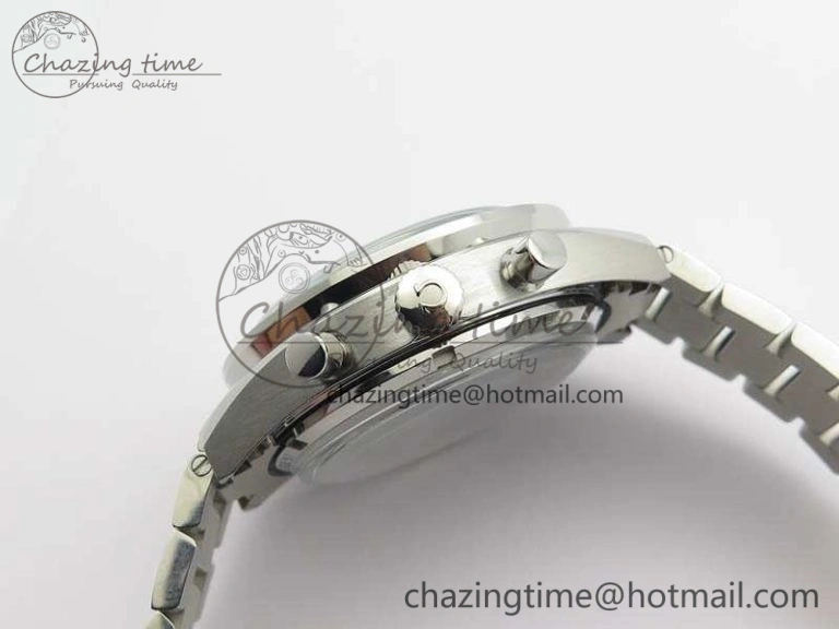 Speedmaster ’57 Co-Axial OMF 1:1 Best Edition White Dial RG Markers On SS Bracelet A9300