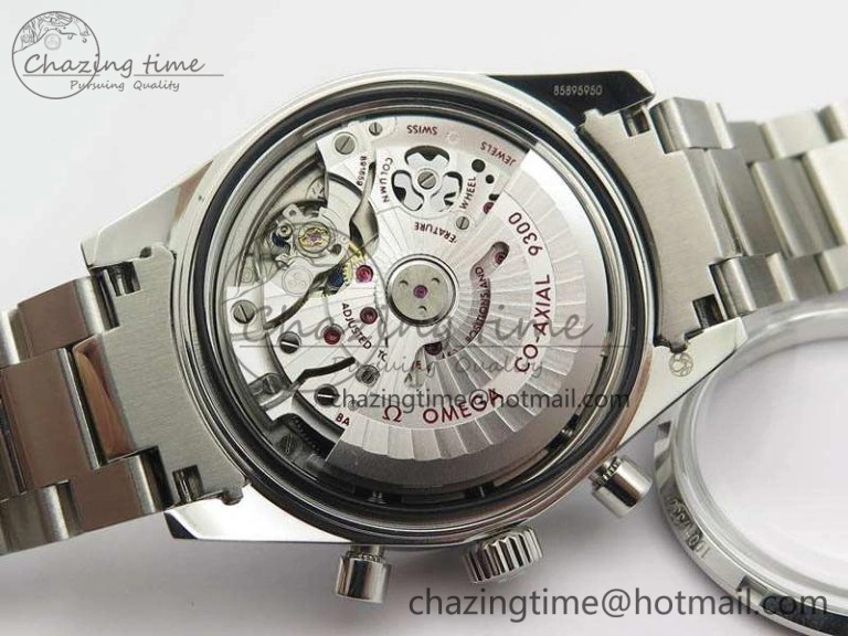 Speedmaster ’57 Co-Axial OMF 1:1 Best Edition White Dial RG Markers On SS Bracelet A9300