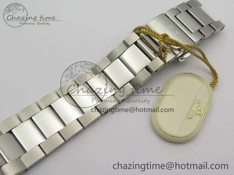 Speedmaster ’57 Co-Axial OMF 1:1 Best Edition White Dial RG Markers On SS Bracelet A9300