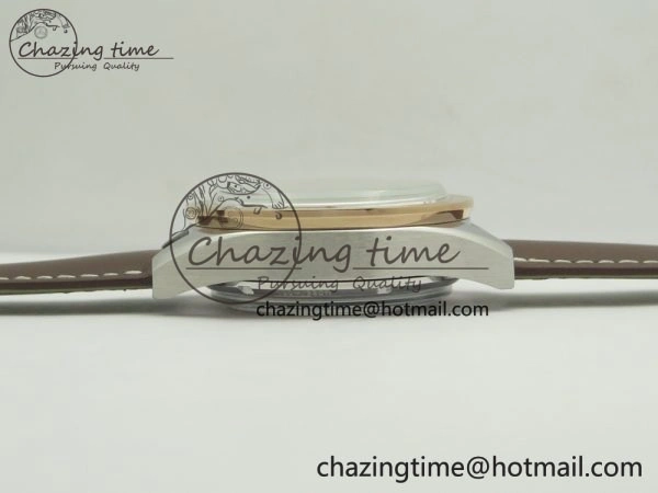 Speedmaster ’57 Co-Axial SS RG OMF 1:1 Best Edition White Dial On Leather Strap A9300 (Free Leather Strap)