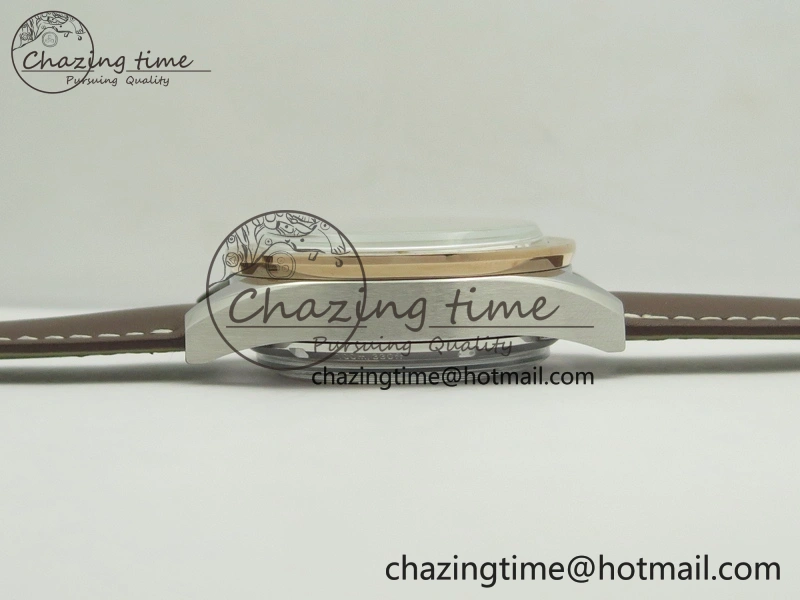 Speedmaster ’57 Co-Axial SS RG OMF 1:1 Best Edition White Dial On Leather Strap A9300 (Free Leather Strap)