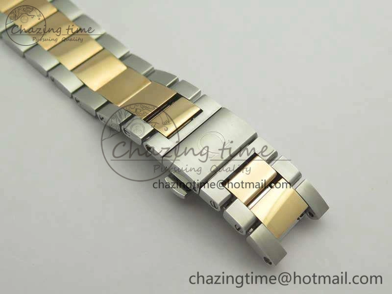 Speedmaster ’57 Co-Axial SS RG OMF 1:1 Best Edition White Dial On SS RG Bracelet A9300 (Free Leather Strap)